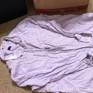 Ermenegildo Zegna 3XL Lavender Long Sleeve